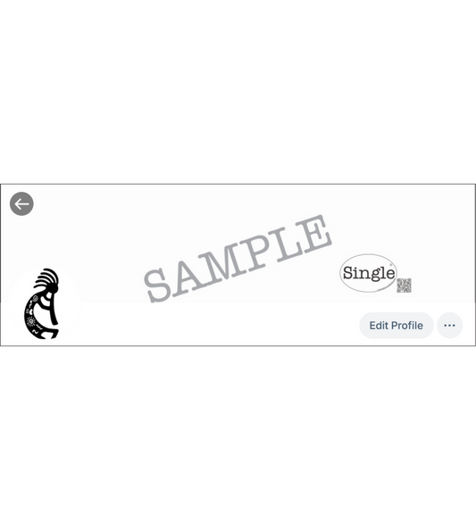 Screenshot of a Bluesky profile with the “Single®” Logo set as the banner/cover photo.