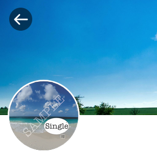 Screenshot of profile photo in use