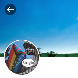 Screenshot of profile photo in use