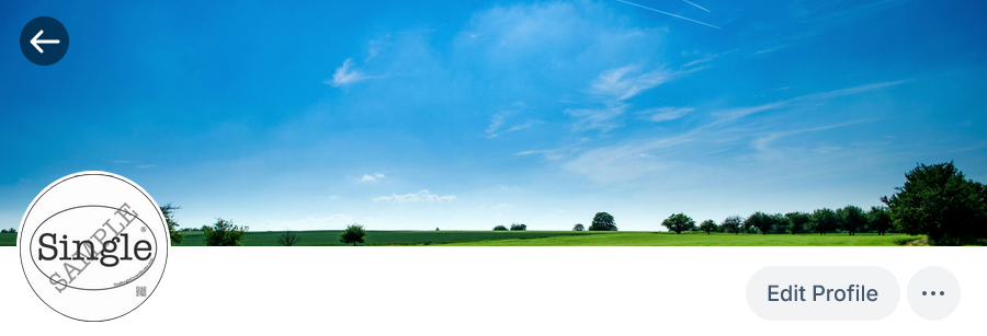 Screenshot of profile photo in use