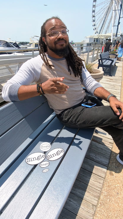 Dwight sits with The Single® Crowd Rock’s Bundle No.3, which includes the Single® labeled Magnet.