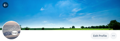 Screenshot of profile photo in use