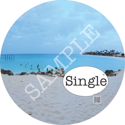 Beach Morning Walk profile photo with “Single” Logo overlay