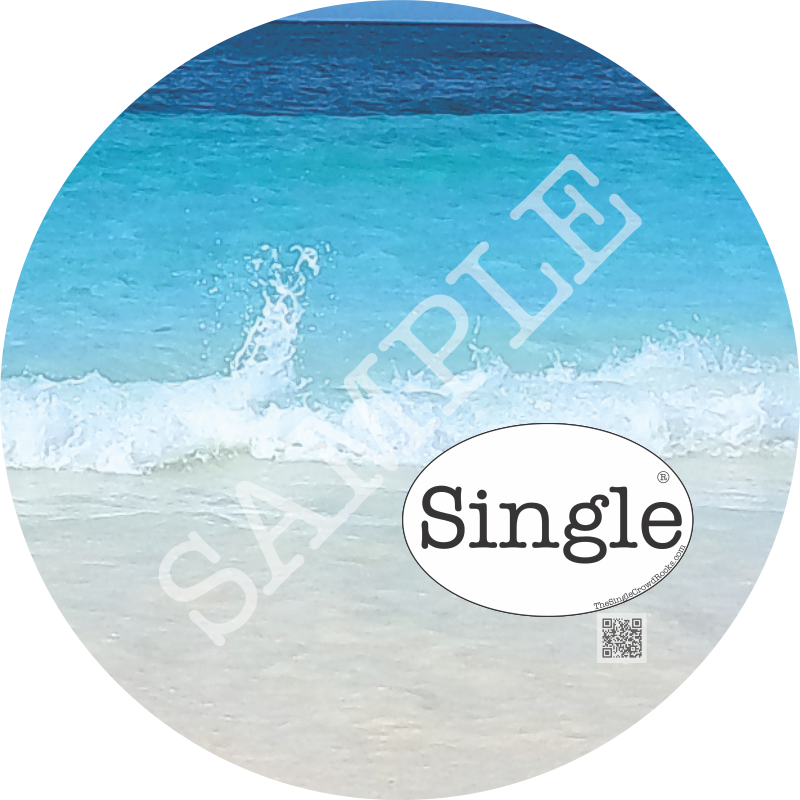 Beach Waves profile photo with “Single” Logo overlay