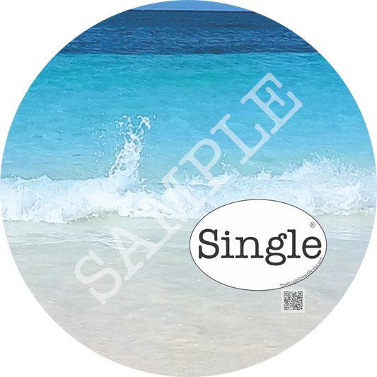 Beach Waves profile photo with “Single” Logo overlay