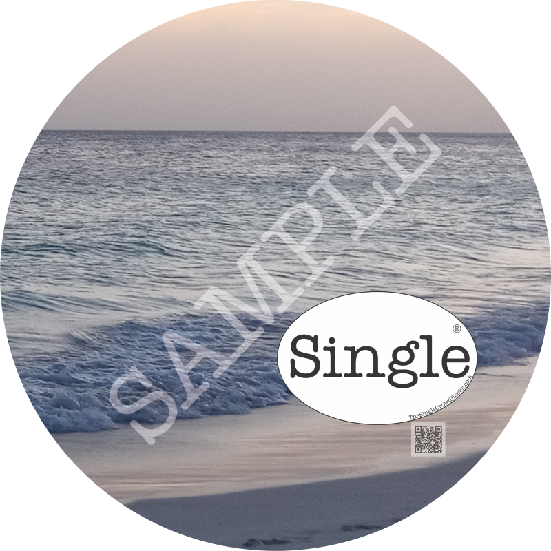 Beach Sunset Walk profile photo with “Single” Logo overlay