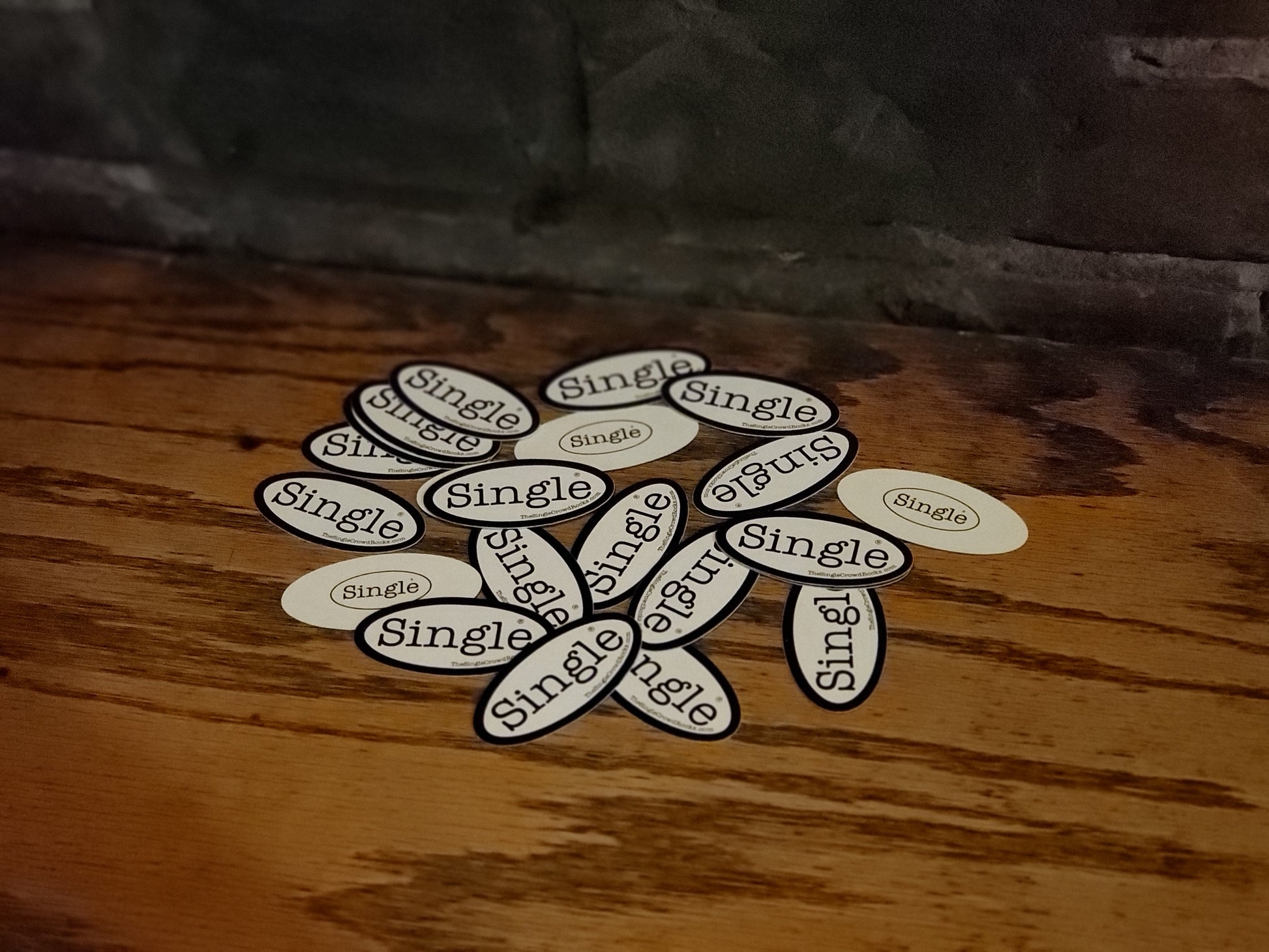 Single® labeled Small size Stickers